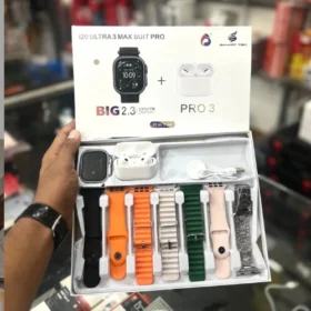 Smart Watch with Wireless Earbuds Combo